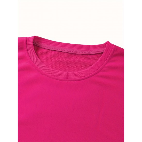 Plus Size I Like Print Sweatshirt, Casual Long Sleeve Crew Neck Pullover Sweatshirt, Women's Plus Size&nbsp;Clothing