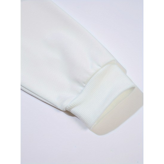 Plus Size I Like Print Sweatshirt, Casual Long Sleeve Crew Neck Pullover Sweatshirt, Women's Plus Size&nbsp;Clothing