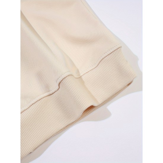 Plus Size I Like Print Sweatshirt, Casual Long Sleeve Crew Neck Pullover Sweatshirt, Women's Plus Size&nbsp;Clothing