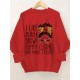 Plus Size I Like Print Sweatshirt, Casual Long Sleeve Crew Neck Pullover Sweatshirt, Women's Plus Size&nbsp;Clothing